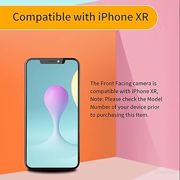 Amazon.com: Risidamoy Front Camera Replacement for iPhone XR 7MP